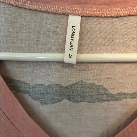 LONGYUAN Women’s Long Sleeve V Neck Top - Picture 3 of 3